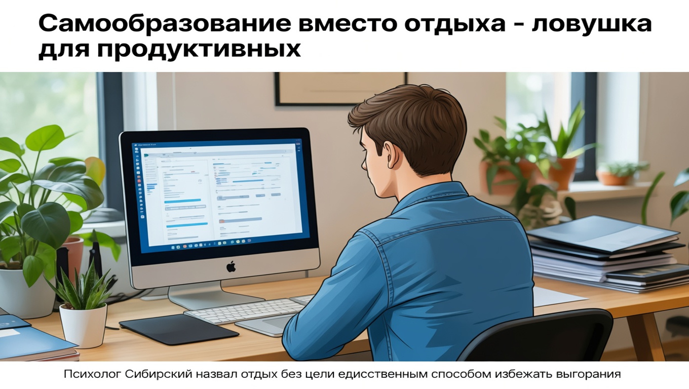 Самообразование вместо отдыха - ловушка для продуктивных