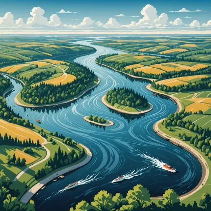 Гидронимы: Тайны водных названий и их значение в ономастике